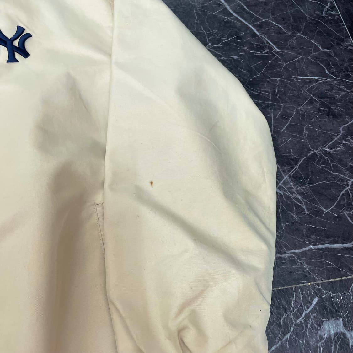 WWS 00s 뉴욕양키스 오버사이즈 후드 바람막이 자켓 상품이미지8