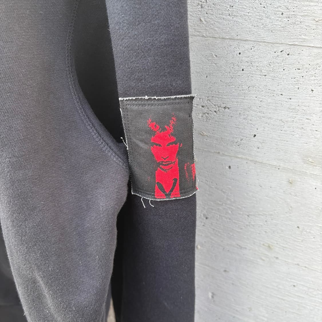 라프시몬스 x 프레드페리 핀 프린티드 패치 후디 상품이미지6