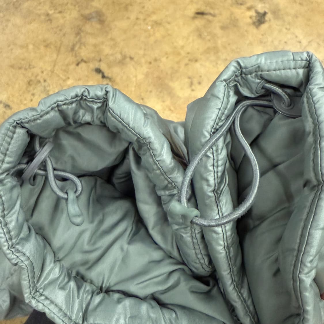 [정품/S] 노스페이스 패딩 점퍼 카키 b19 상품이미지8