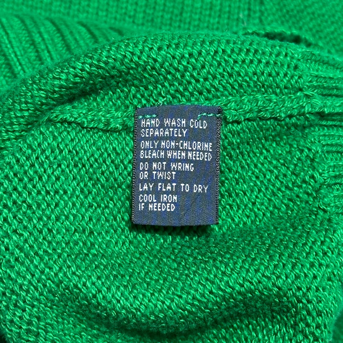 Polo Ralph Lauren 피마코튼 그린 니트 상품이미지4