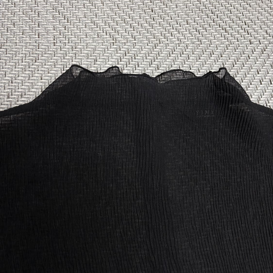 (F)타임 블랙 시스루 블라우스 상품이미지2