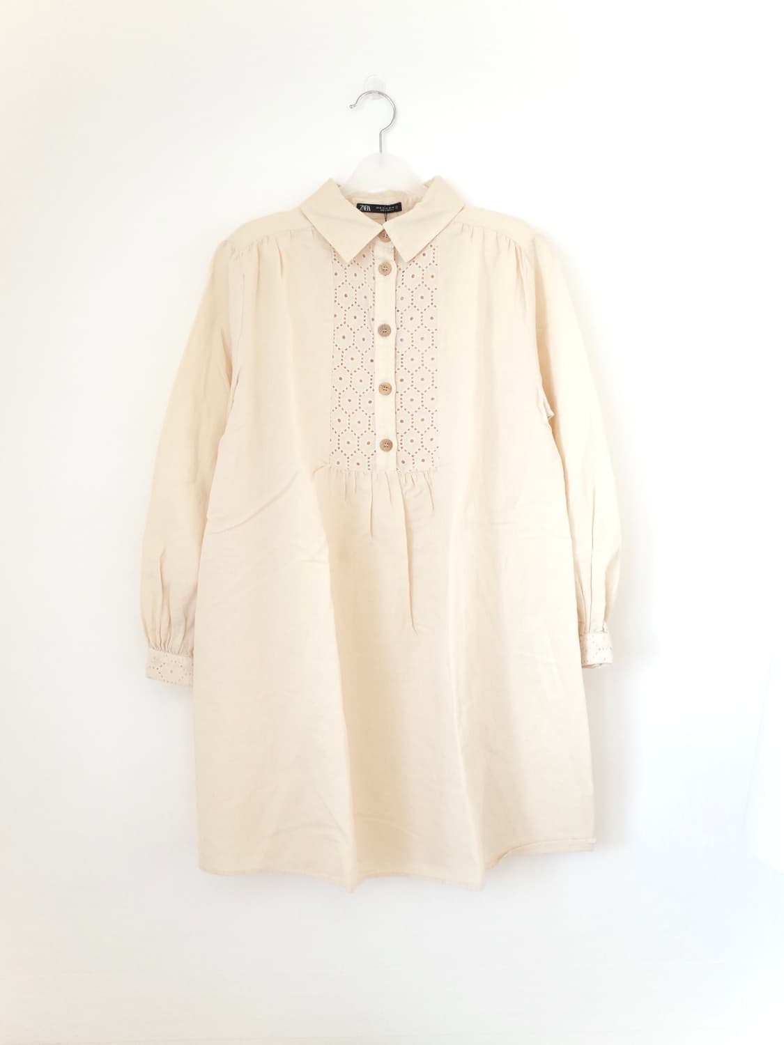 [택O새상품] 자라 카라 펀칭 원피스 상품이미지3