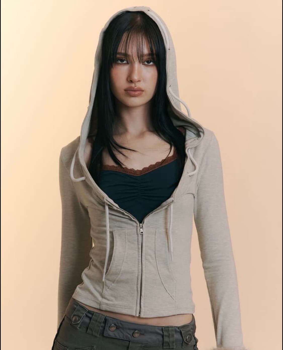 플리즈노팔로우 1+1 글렌 후드집업 상품이미지1