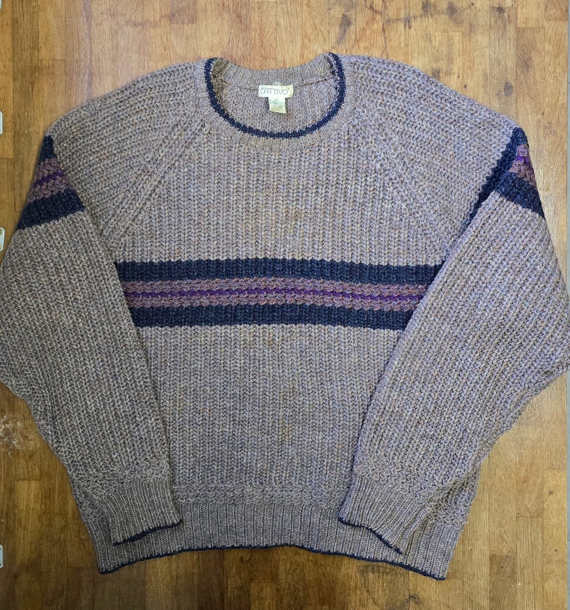 빈티지 셔틀랜드 울 남성 니트 XL 상품이미지1