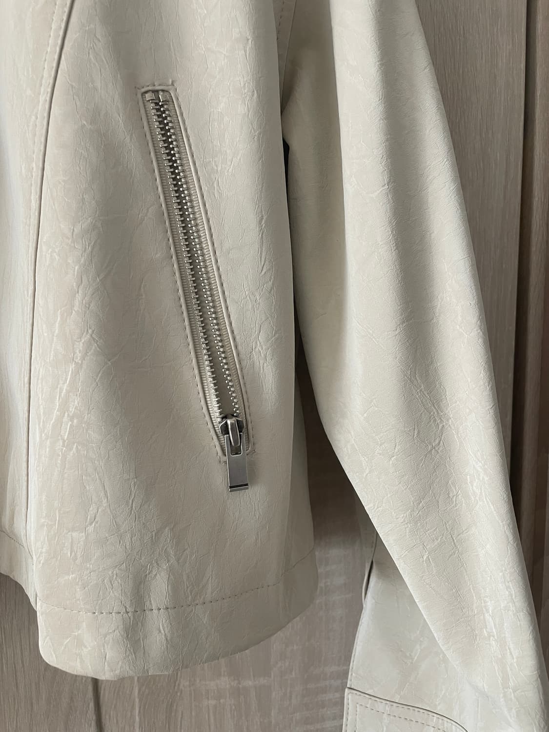 vpplement 비건 레더 블루종 자켓 S 상품이미지5