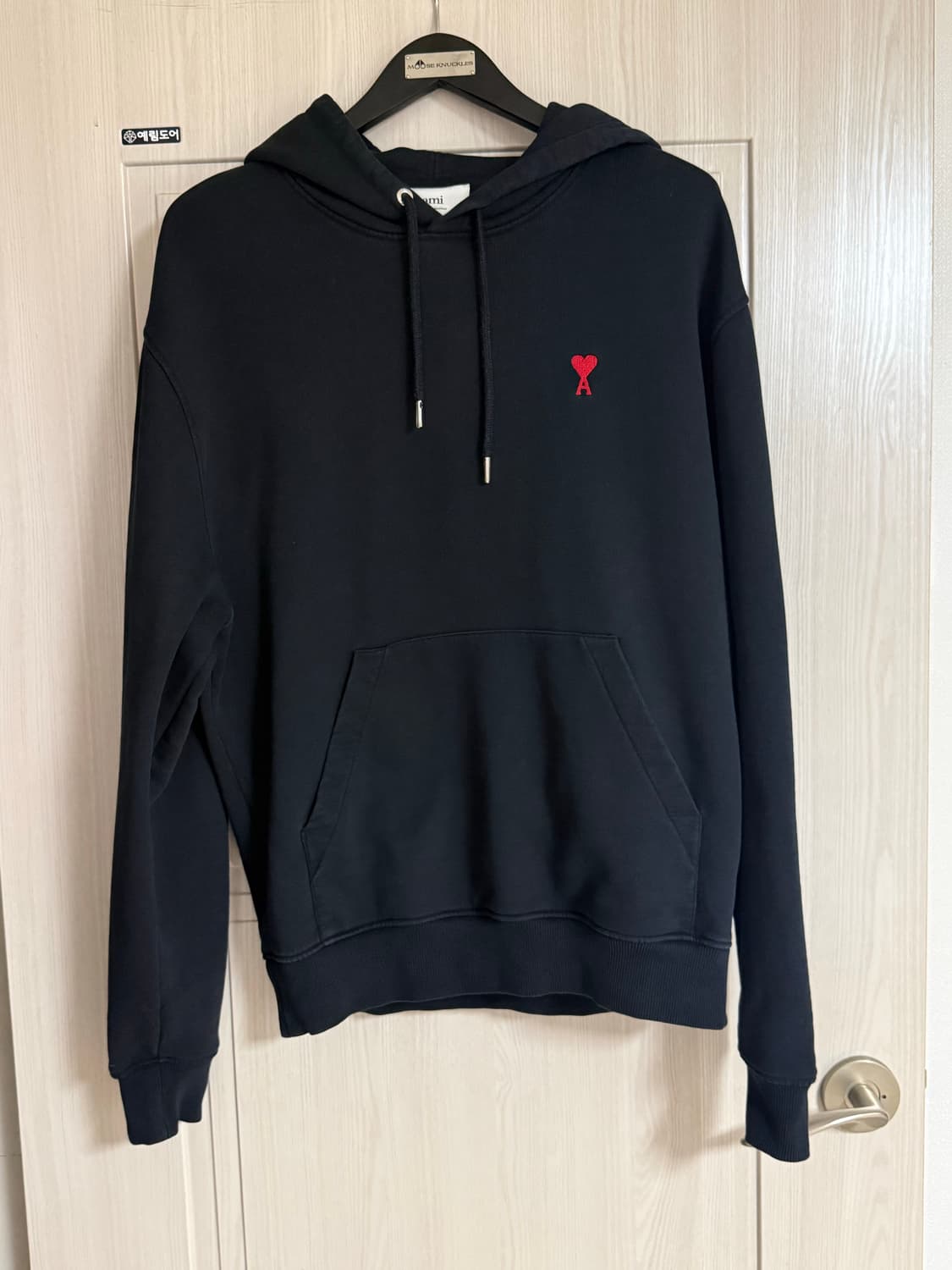 아미 후드티 L 사이지 블랙 상품이미지1