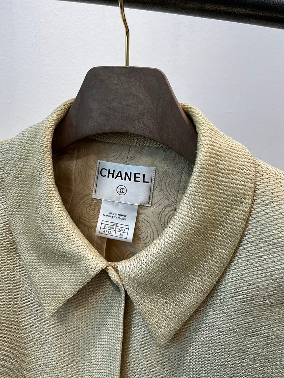 여) 샤넬 빈티지 크루즈 골드 크롭자켓  상품이미지3