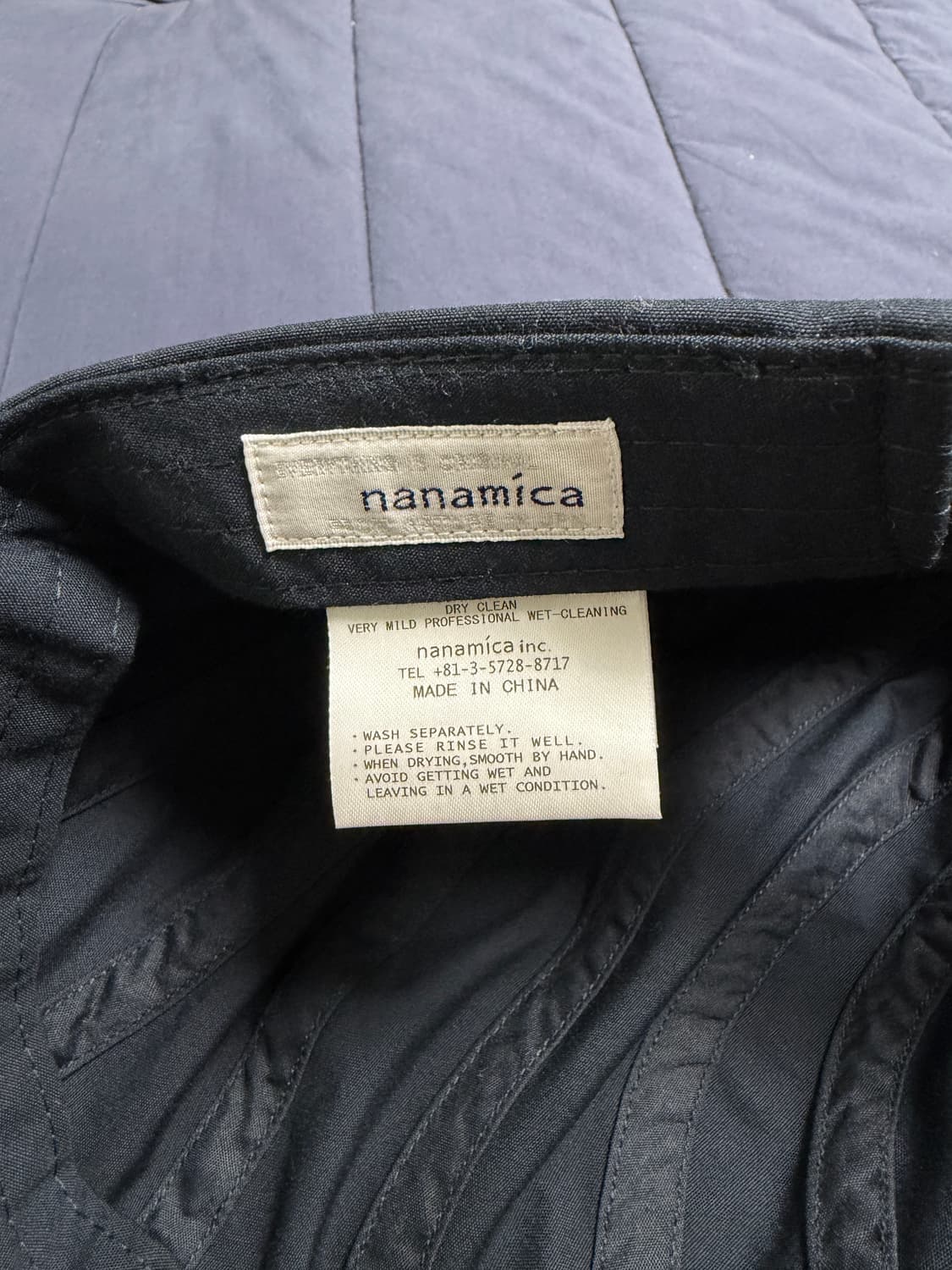 나나미카 윈드캡 네이비 상품이미지3