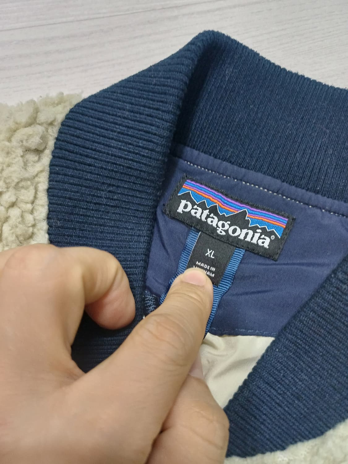 파타고니아 남성 빈티지 후리스 봄버자켓 xl사이즈  상품이미지2