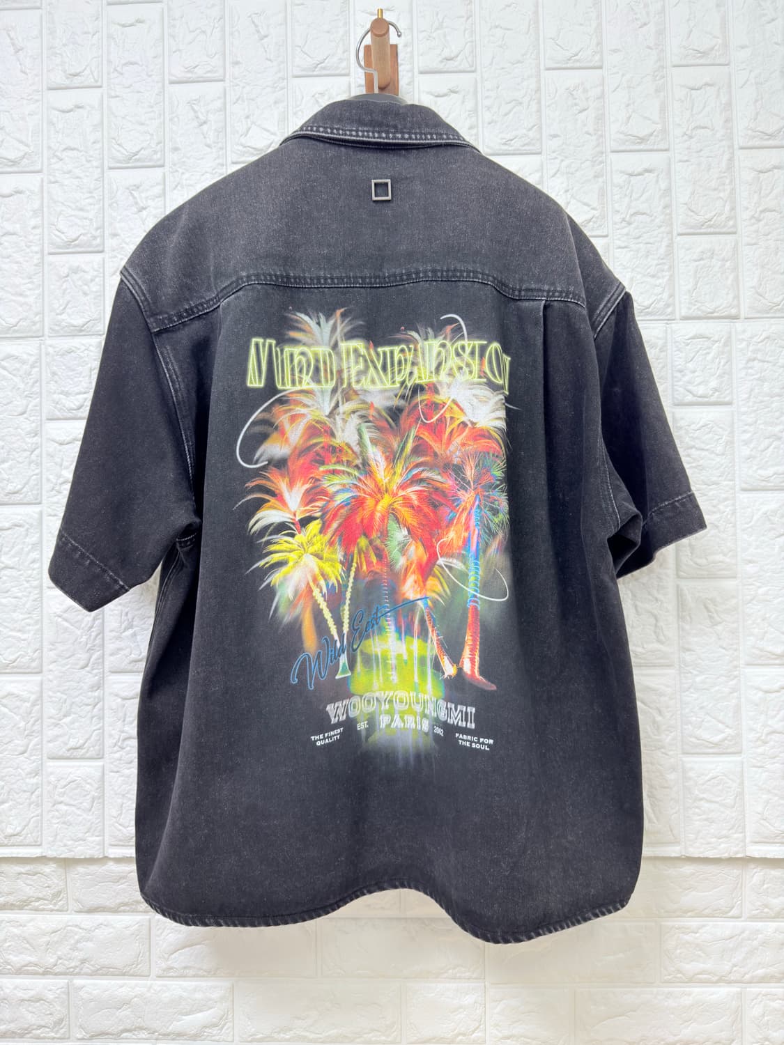 (25ss새상품급) 우영미 야자수 숏슬리브 데님 (48) 상품이미지1