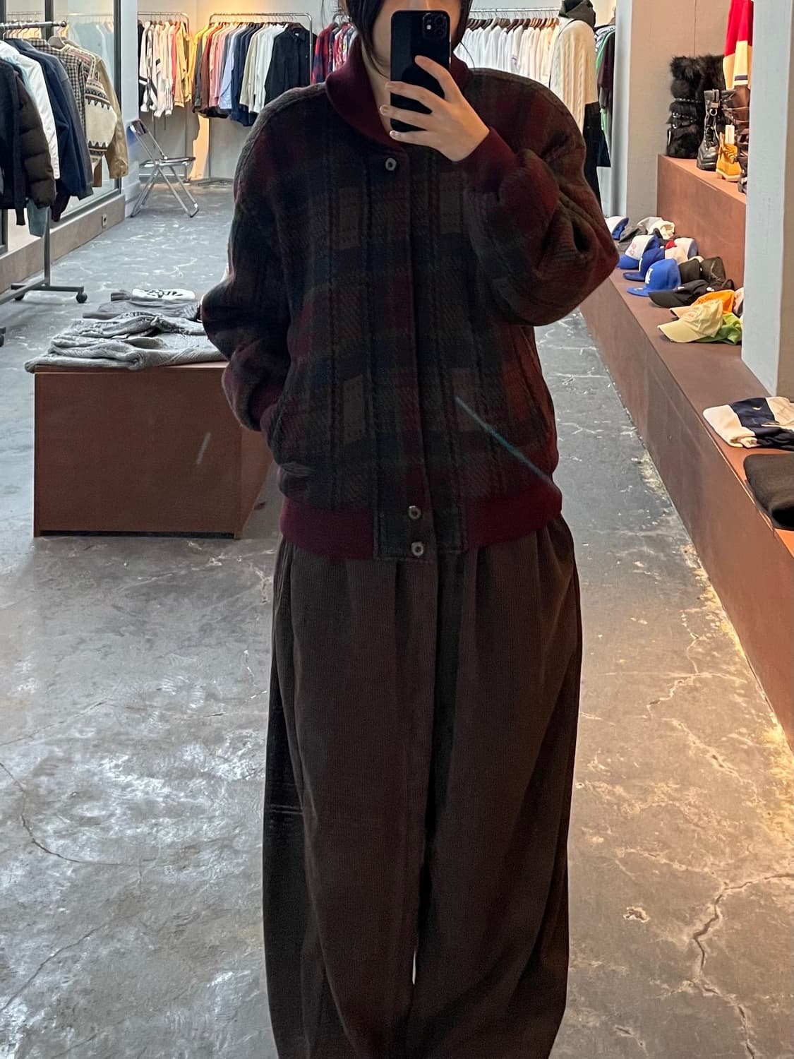 입생로랑 체크 울 자켓 H959 상품이미지1