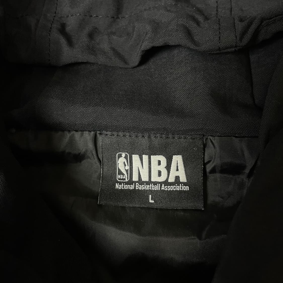 NBA 블랙 아노락 나일론 앞포켓 바람막이 자켓  L 상품이미지4