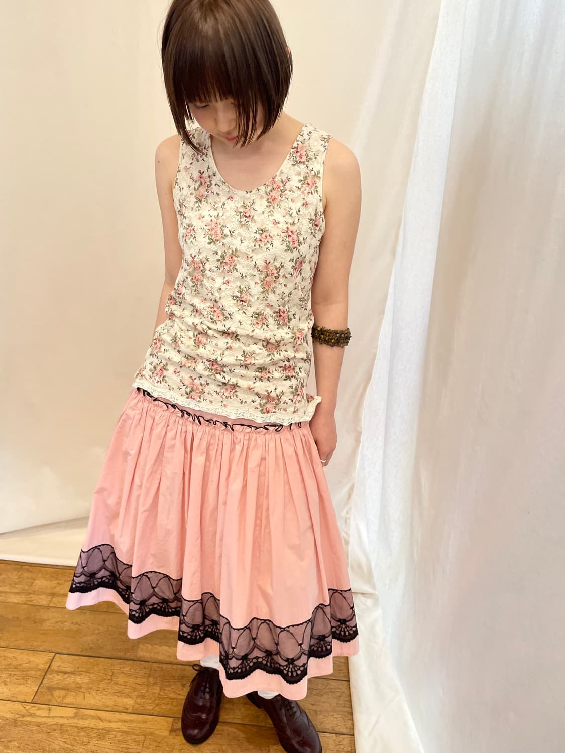 floral lace sleeveless 상품이미지4