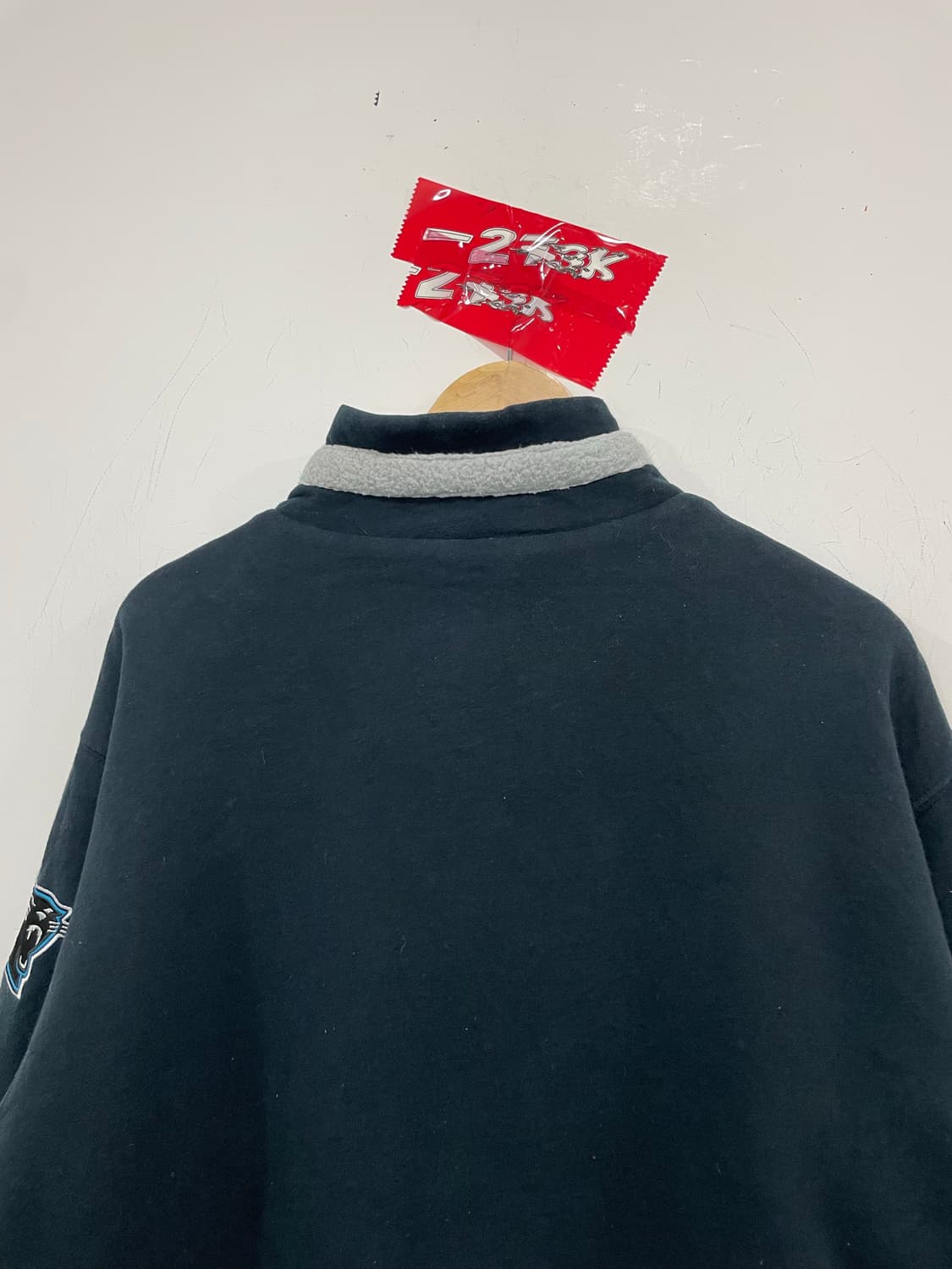 NFL pro Carolina Panthers 쉐르파 집업 상품이미지10