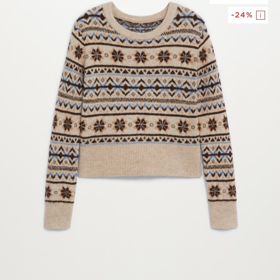 망고 울 블랜드 스웨터 상품이미지4