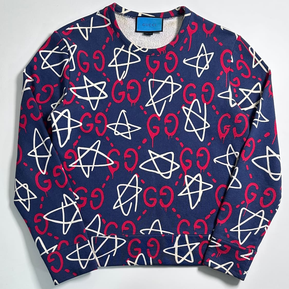 구찌 고스트패턴 맨투맨 상품이미지1