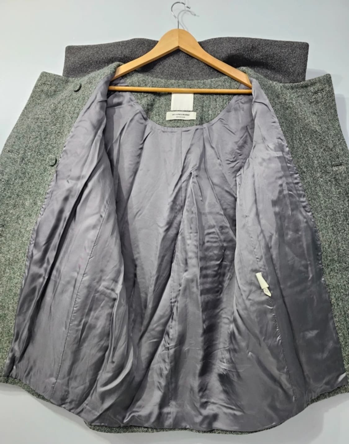 한섬 구호 KUHO 룩스 알파카 헤링본 코트 ~44반 상품이미지2