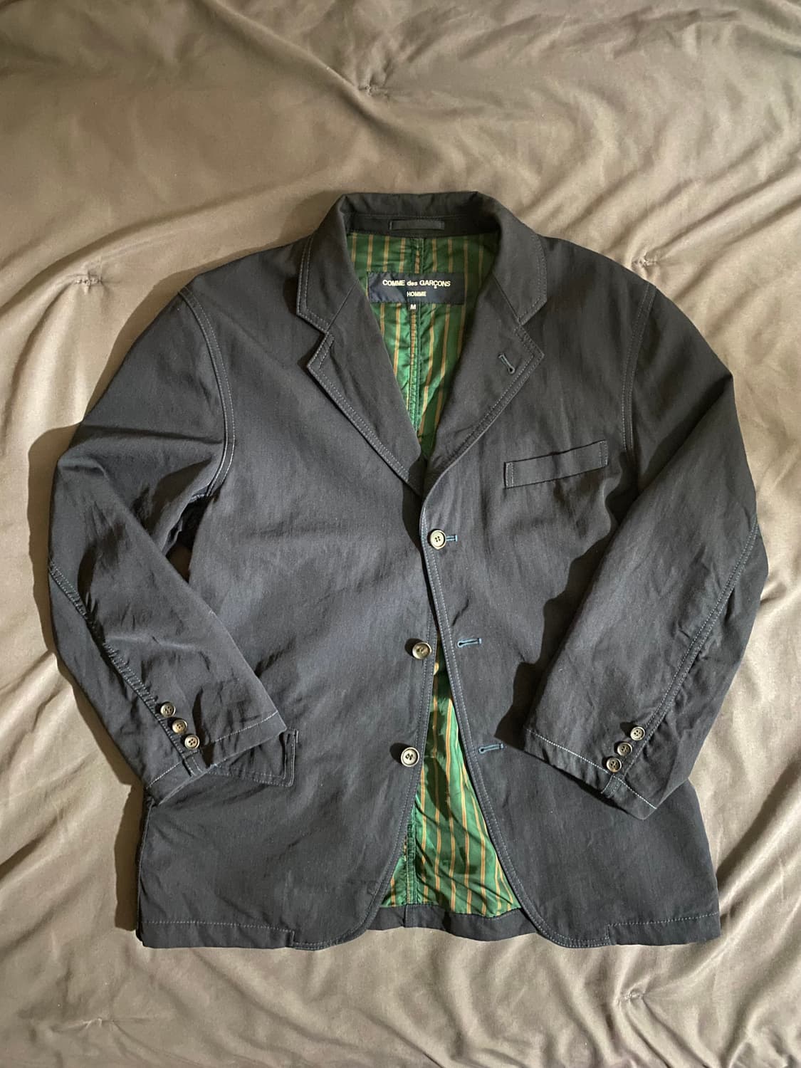 꼼데가르송 옴므 퍼커링 자켓 M 상품이미지1