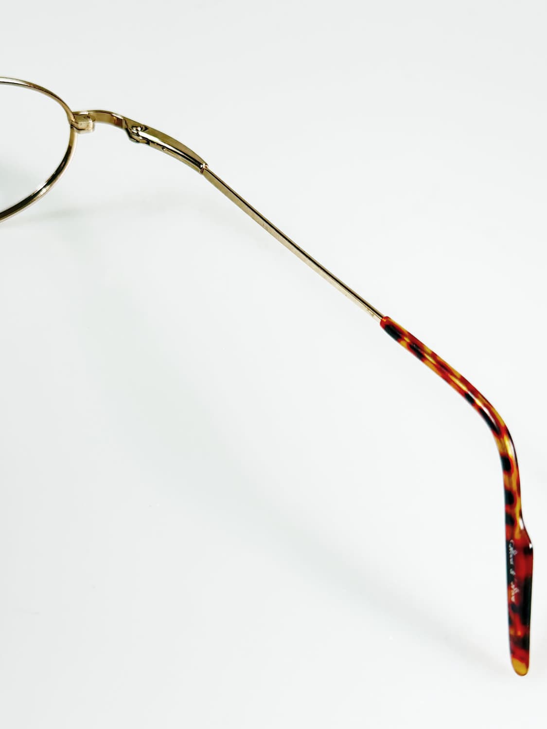 90s HOOD & HOOD 골드 슬림 오벌 프레임 빈티지 안경 상품이미지6