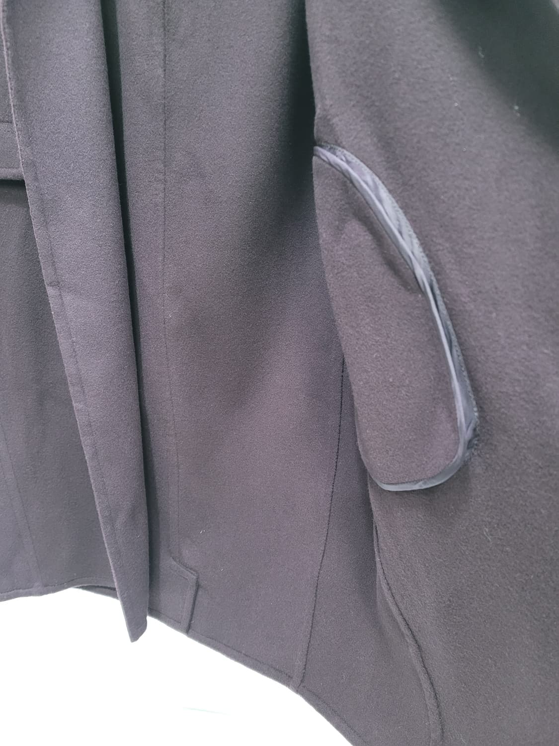 이탈리아 울 캐시미어 모직 롱 베스트 / 여 85 버건디 퍼플
 상품이미지7