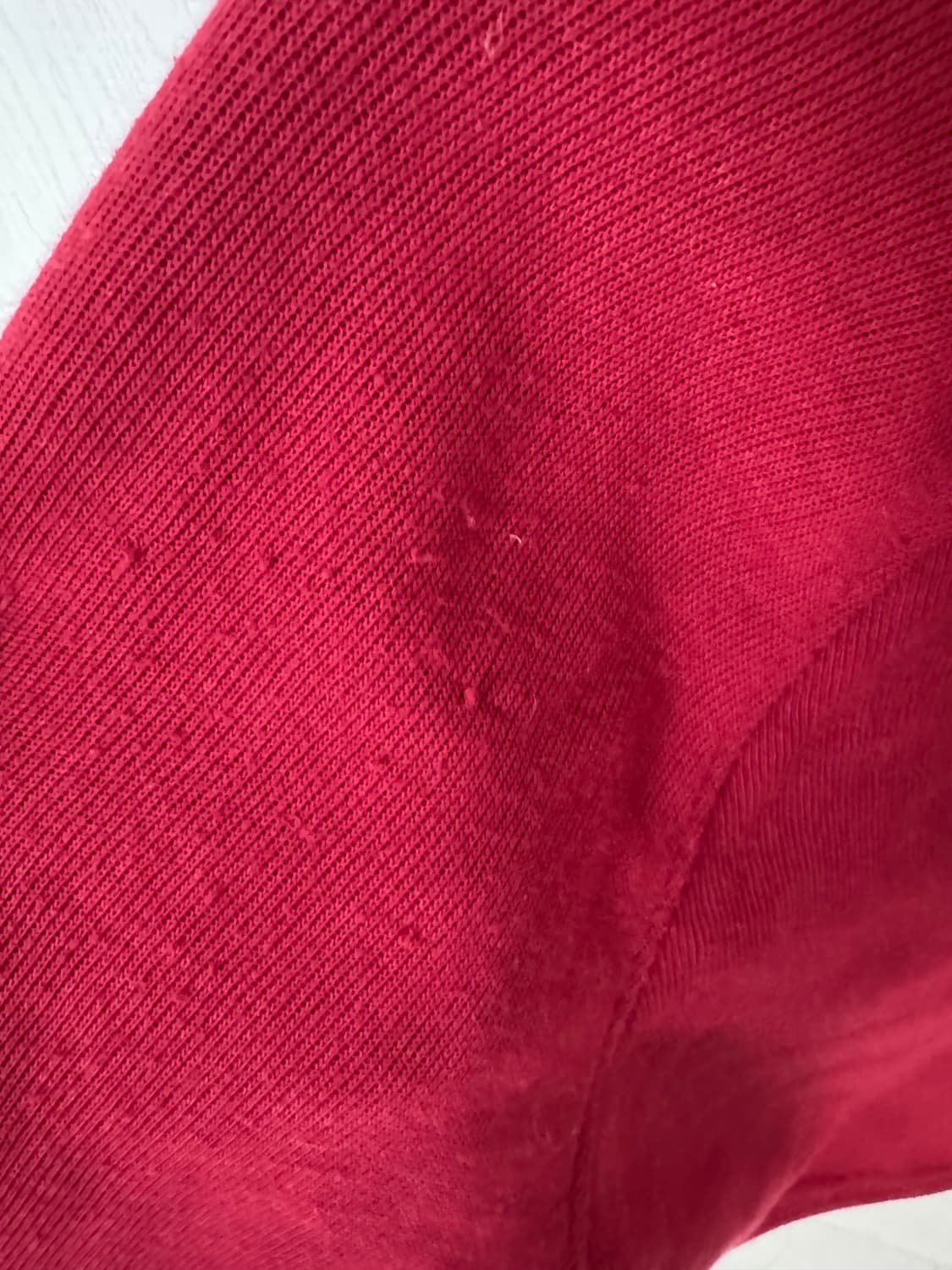 comoninoz W LAYERED HOOD T-SHIRT [RED]  상품이미지4