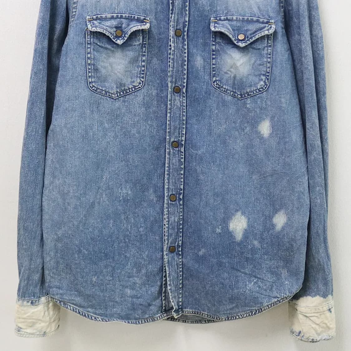 디젤 나염 데님 셔츠 65531 상품이미지4