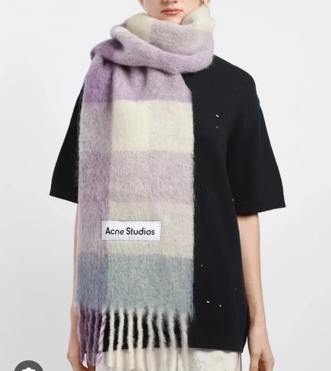 아크네 신상 컬러 퍼플 목도리 + 에스제이 캐시 장갑 상품이미지6
