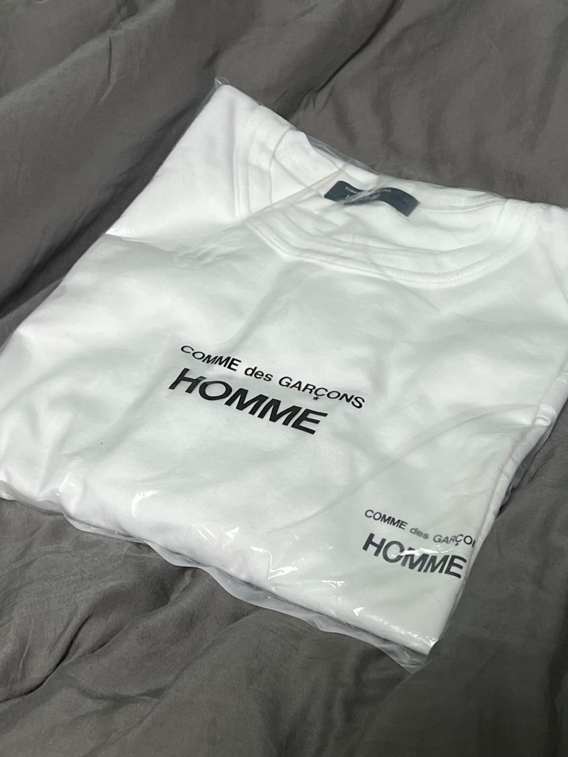 꼼데가르송 옴므 반팔 화이트 XL 상품이미지2