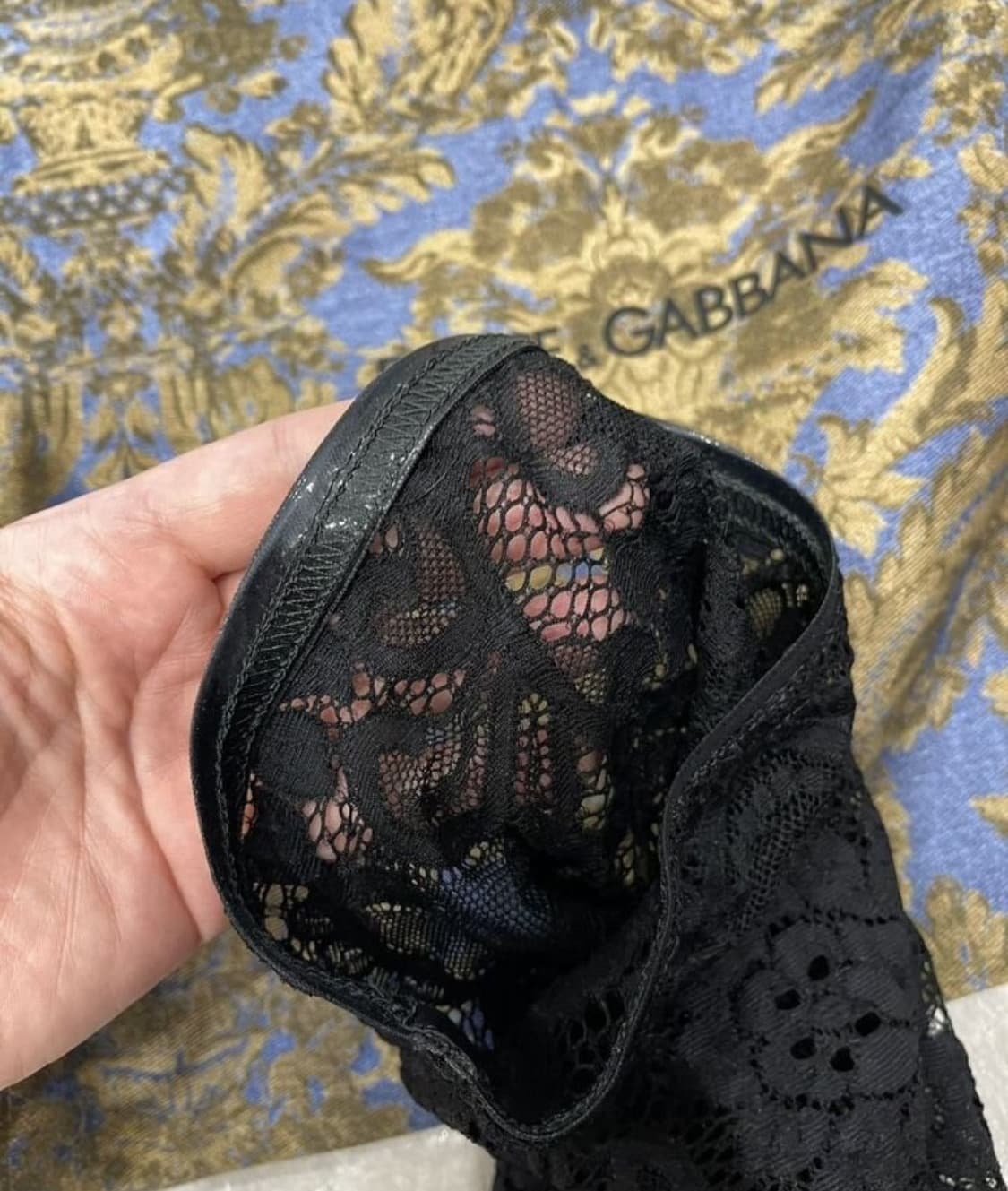 돌체앤가바나 레이스 싸이하이 부츠(38 사이즈)해외발송 상품이미지7