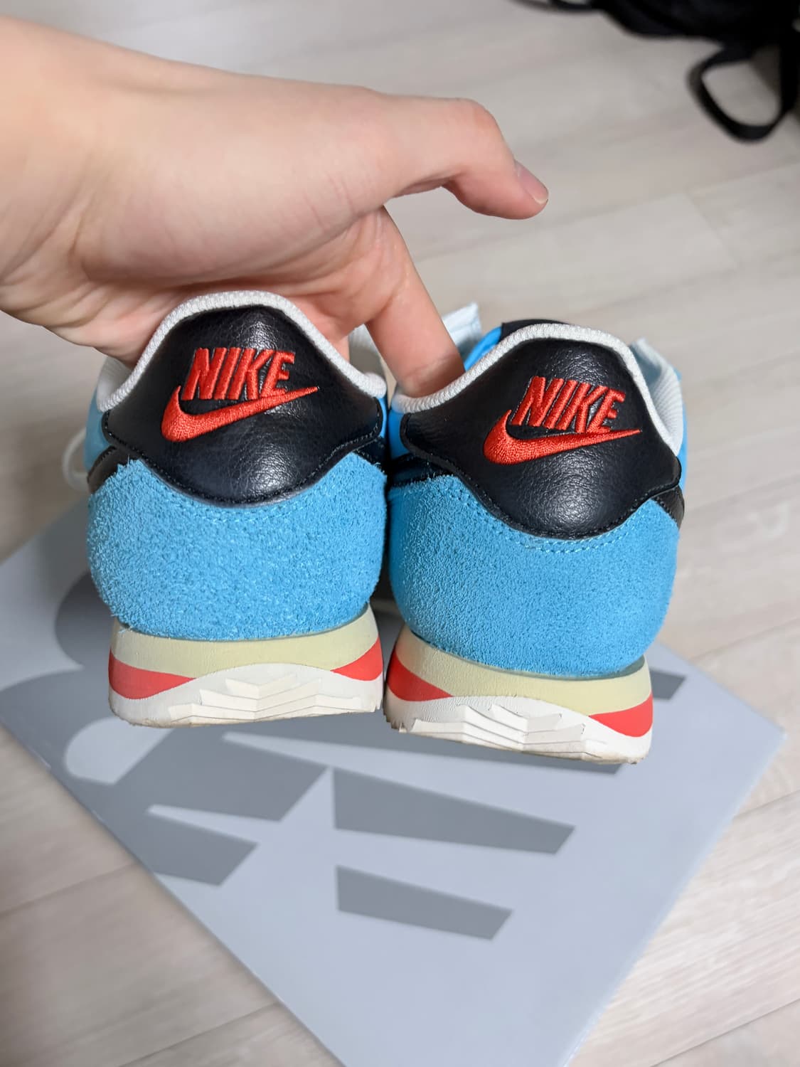 나이키 코르테즈 TXT 발틱 블루 블랙 280 상품이미지4