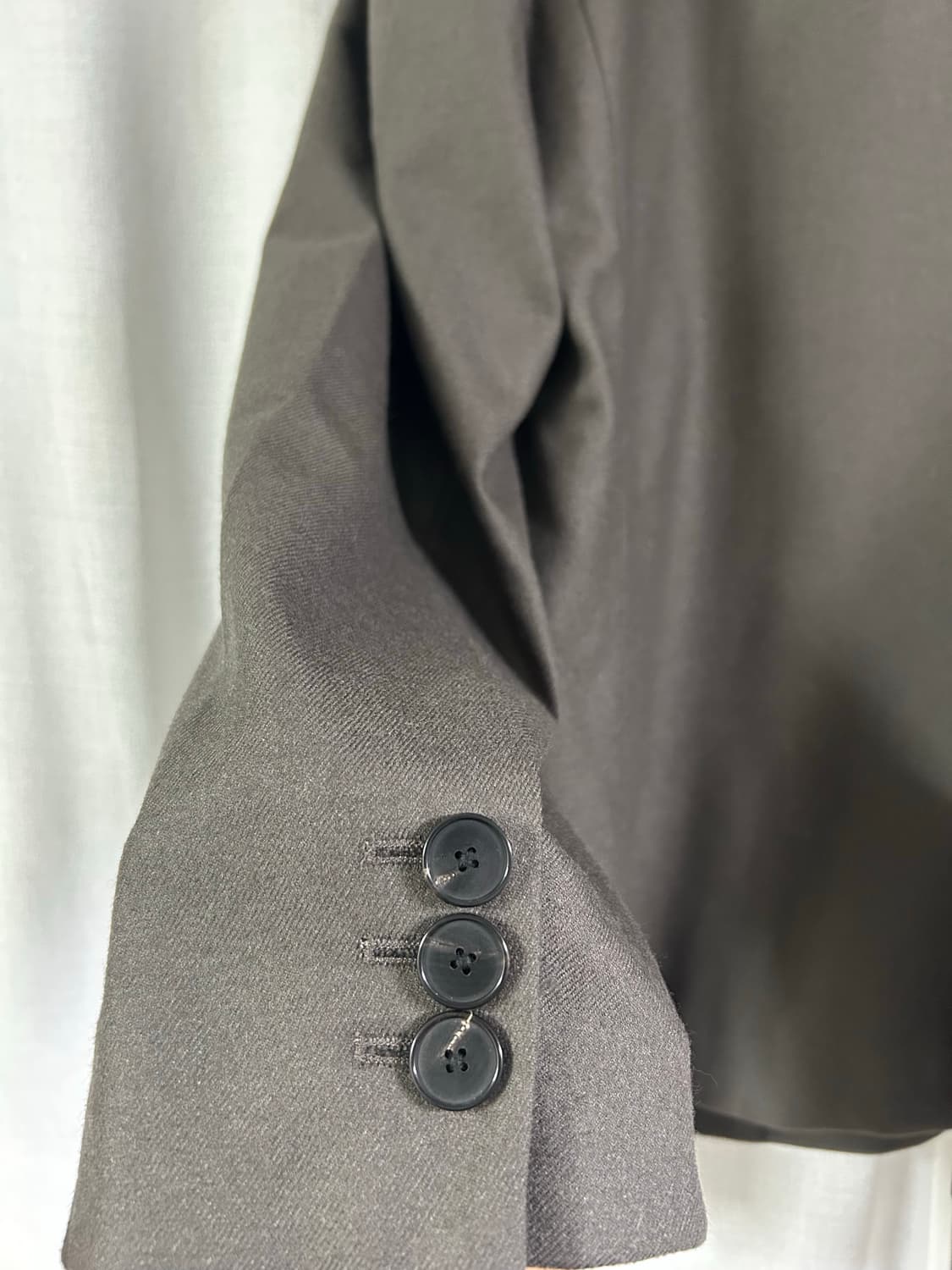 인사일런스 울 블레이저 다크브라운 L 상품이미지5