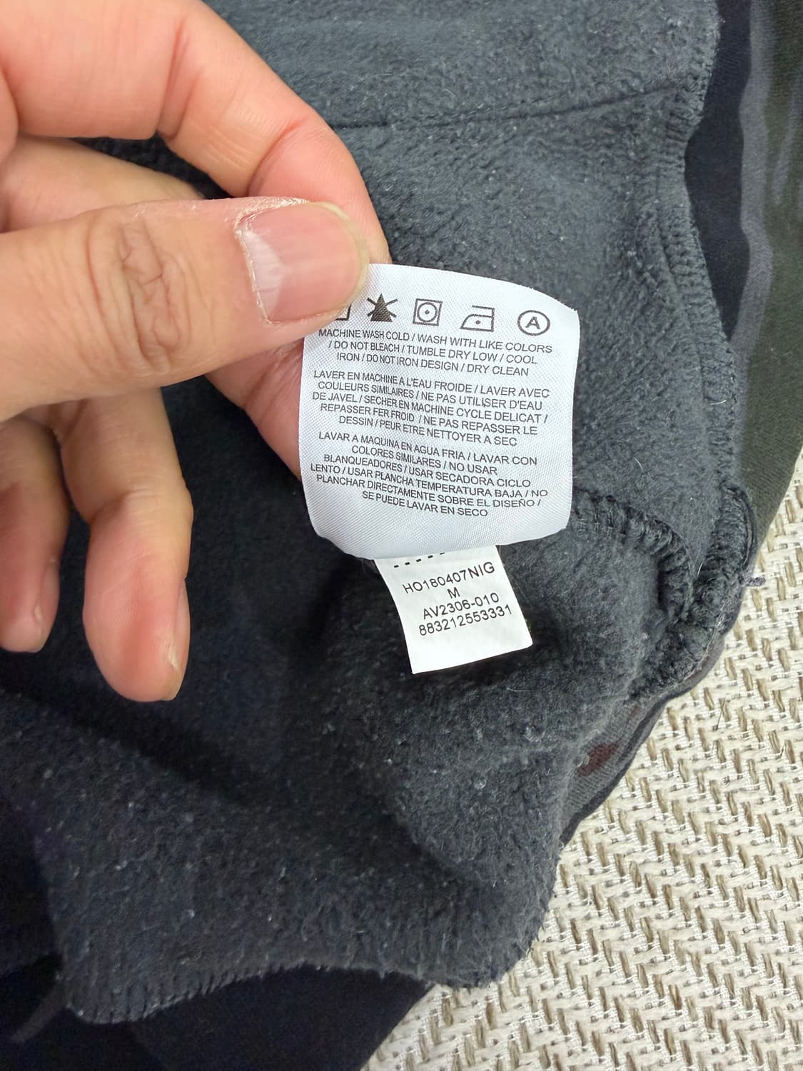 정품) 나이키 조던 카모 플리스 후드티 M 상품이미지7