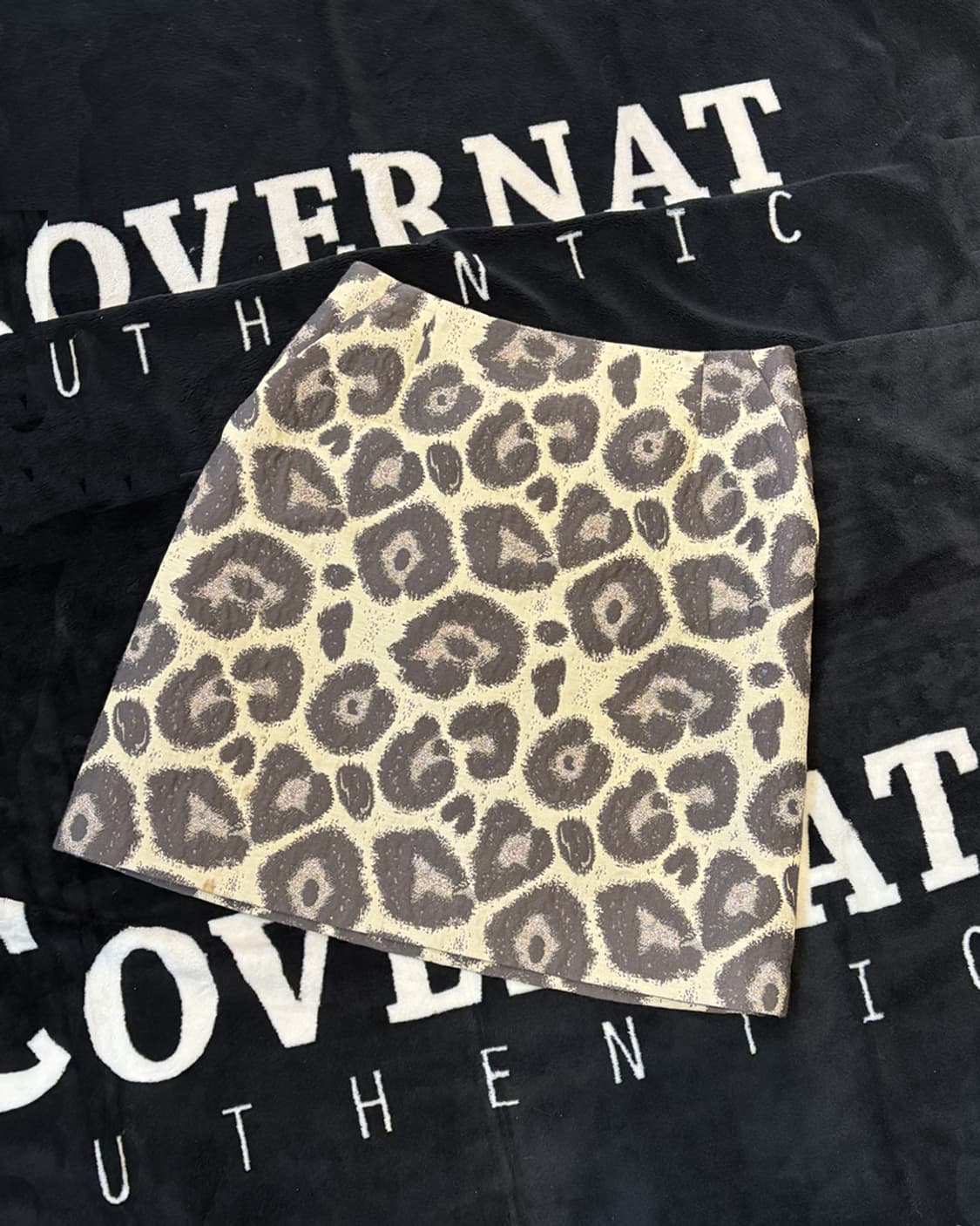 일본 빈티지 레오파드 스커트 상품이미지1