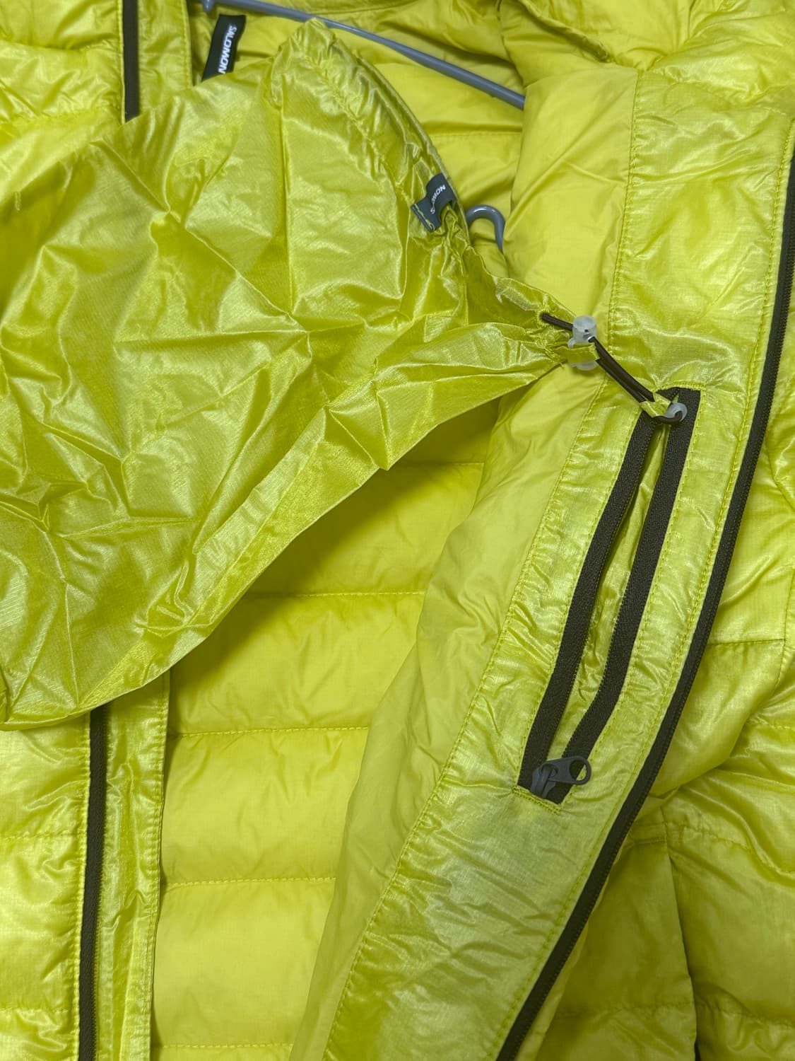 살로몬 경량패딩 라임 (m) 상품이미지6