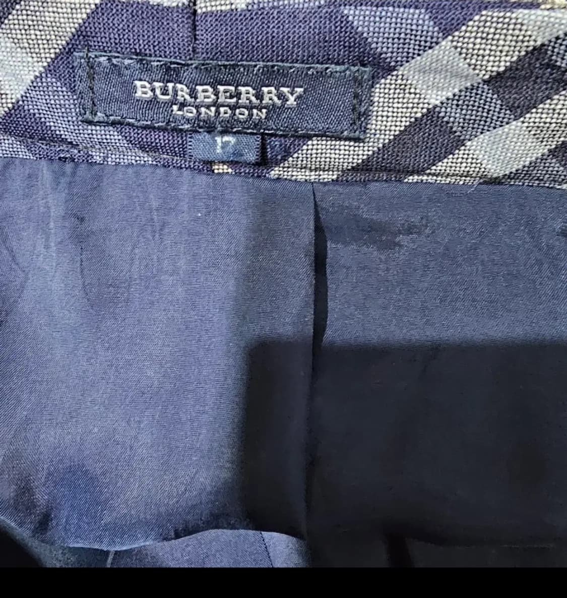 버버리 체크 롱  스커트 상품이미지2