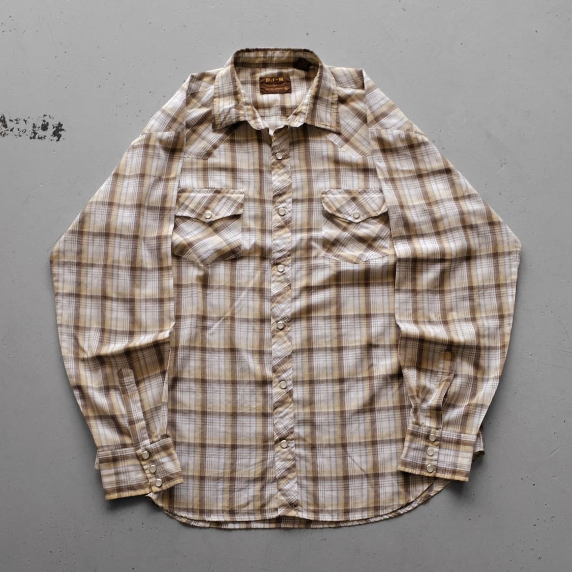 1990’s BJ-R Poly Western Shirt 상품이미지1