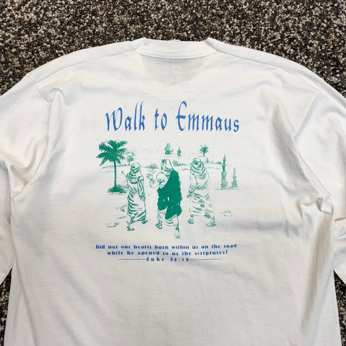 90s 프룻오브더룸 누가복음 롱슬리브 티셔츠 made in USA (XL 상품이미지2