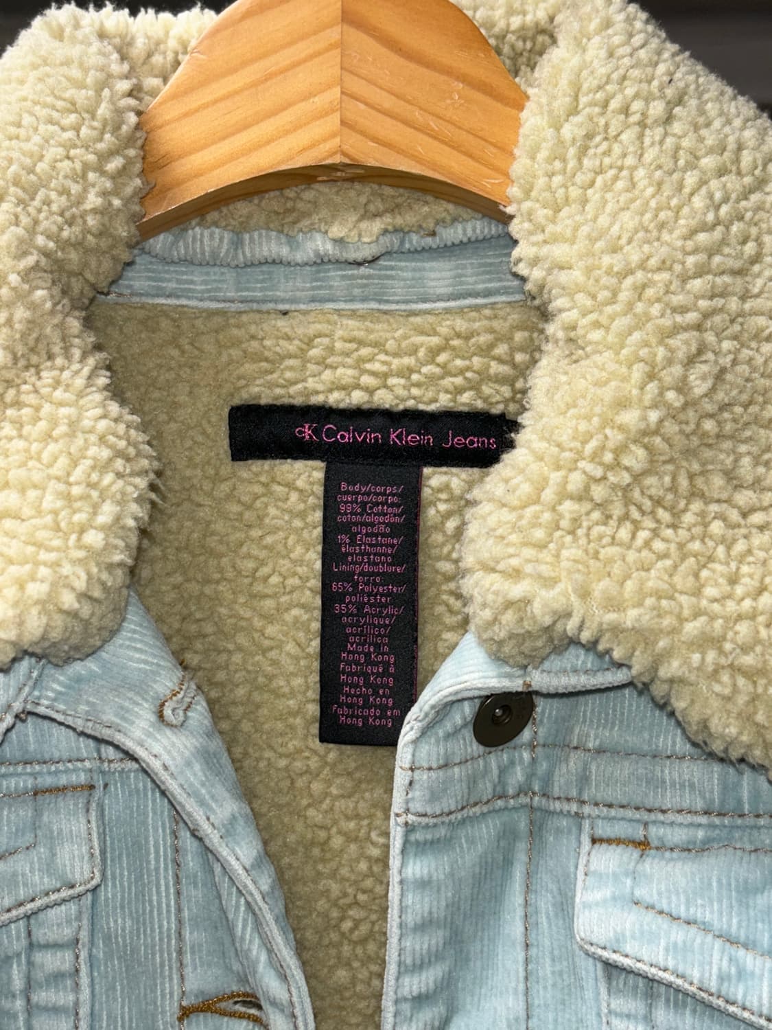 캘빈클라인 민트 셰르파 자켓  상품이미지8