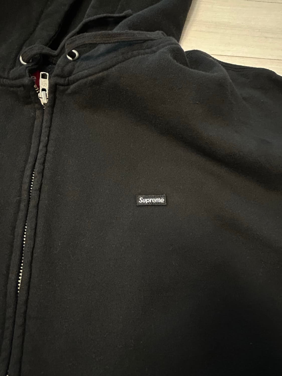 (2XL) 슈프림 오버다이드 스몰 박스로고 후드 집업-25fw 상품이미지5