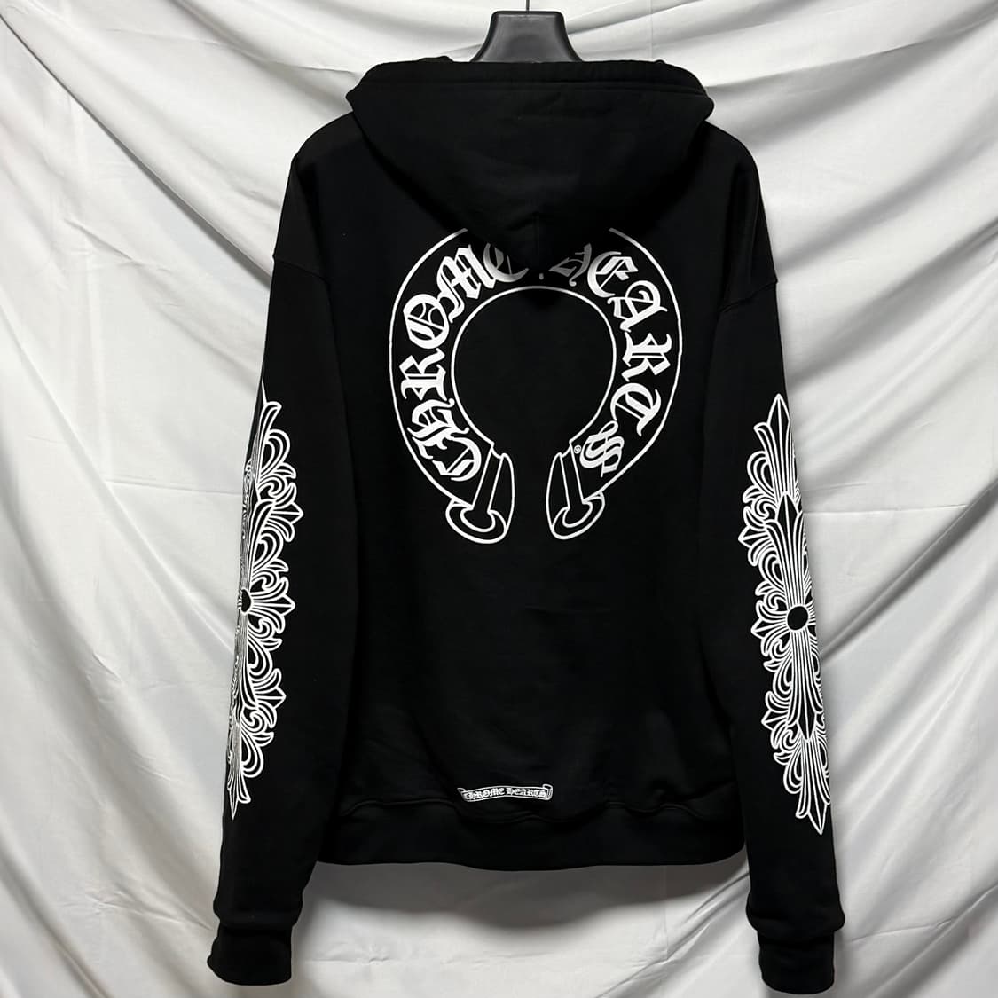 [S+급/L] 크롬하츠 홀스슈 플로랄 헤비웨이트 후드집업 상품이미지1