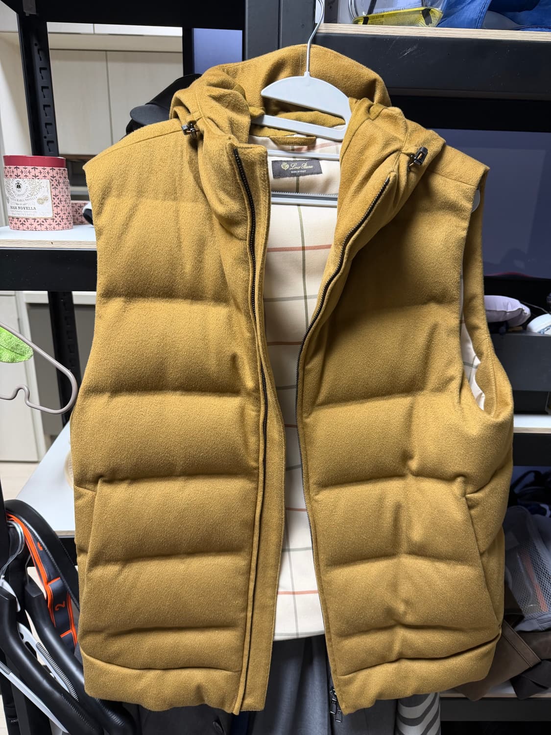 로로피아나 캐시미어 다운 베스트 (M)  상품이미지1