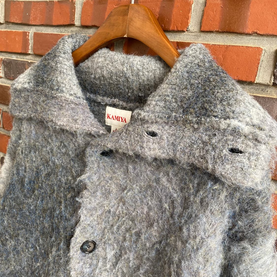 (M) KAMIYA Sailor-Collar Knit Jacket 상품이미지4