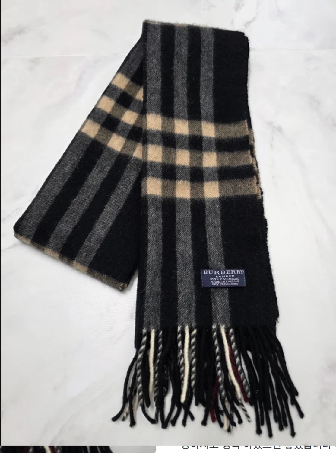 버버리 캐시미어 머플러 상품이미지1