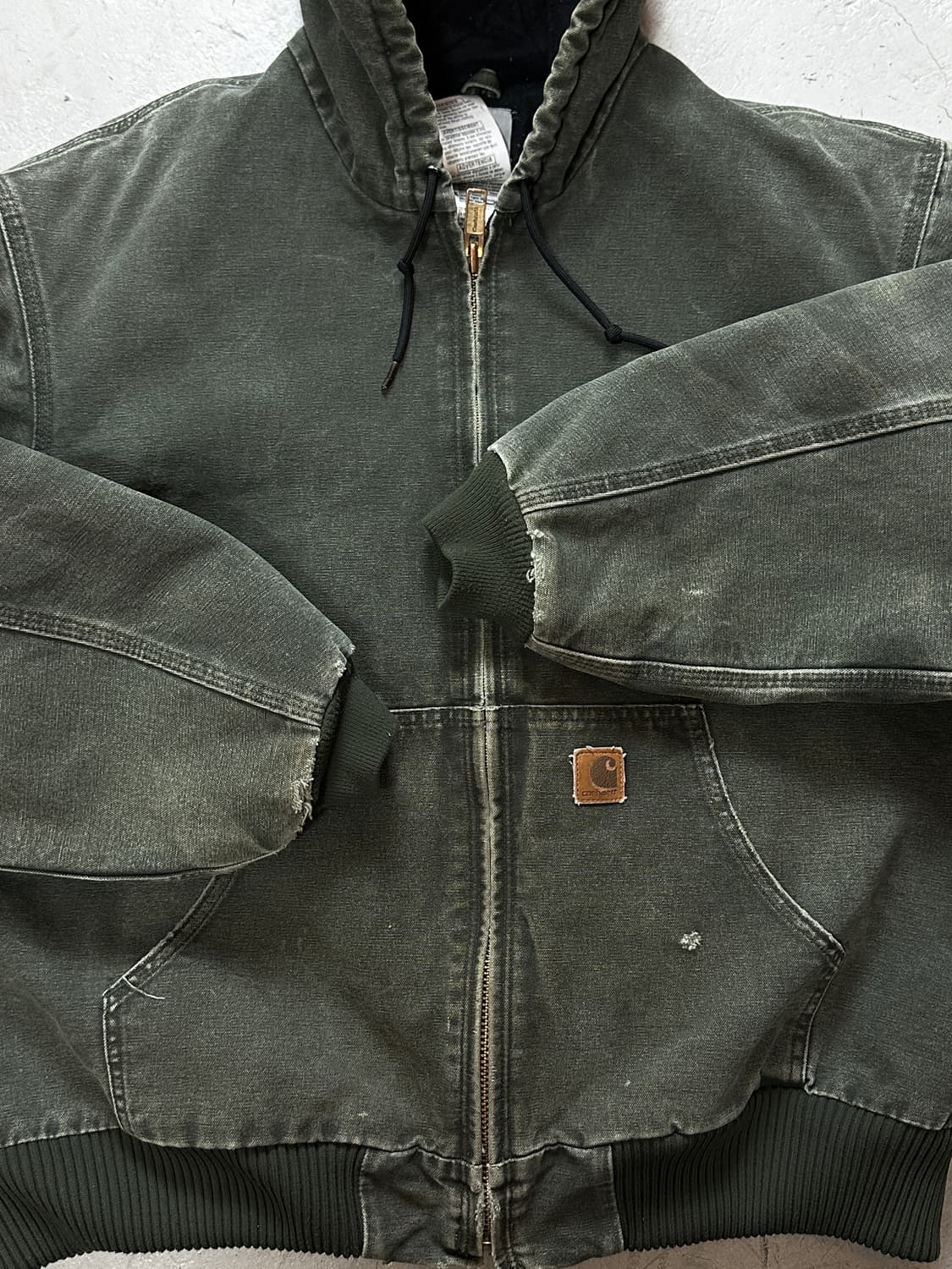 00's OG 칼하트 J130 액티브 자켓 칼하트 MOS 모스그린 상품이미지8