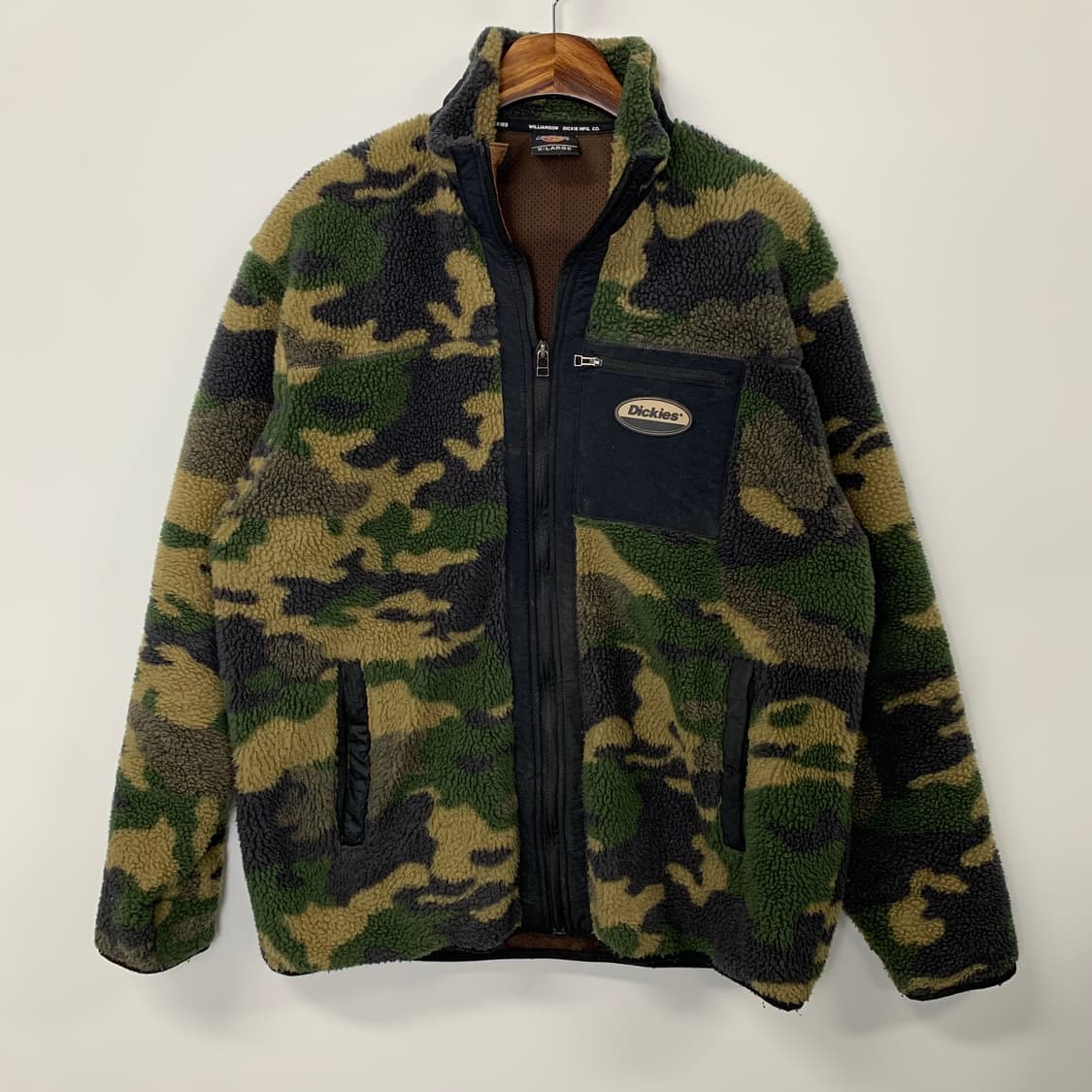 디키즈 카모 쉐르파 플리스 자켓 상품이미지2