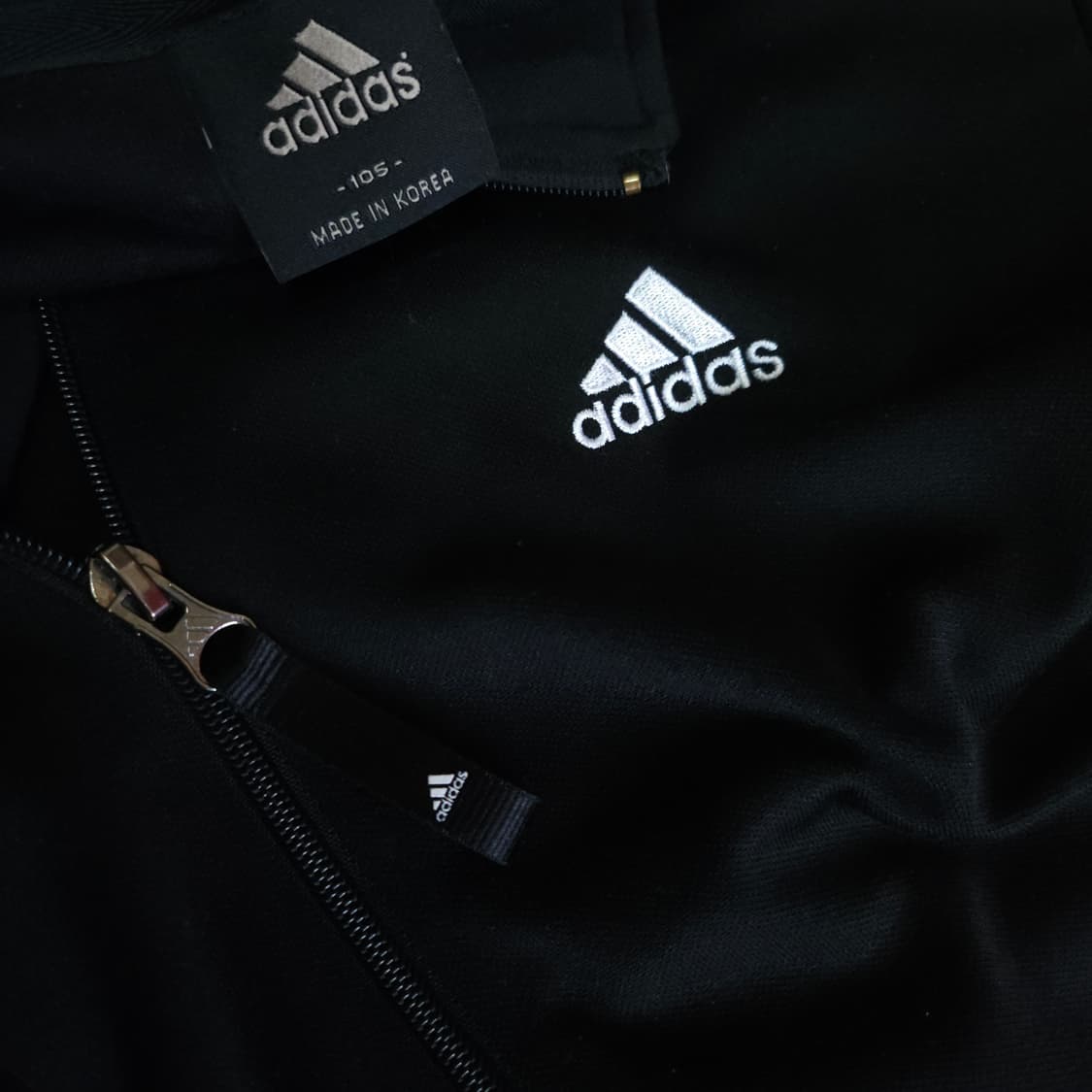 아디다스 져지 블랙 검정 100-105 남여 트랙탑 상품이미지6
