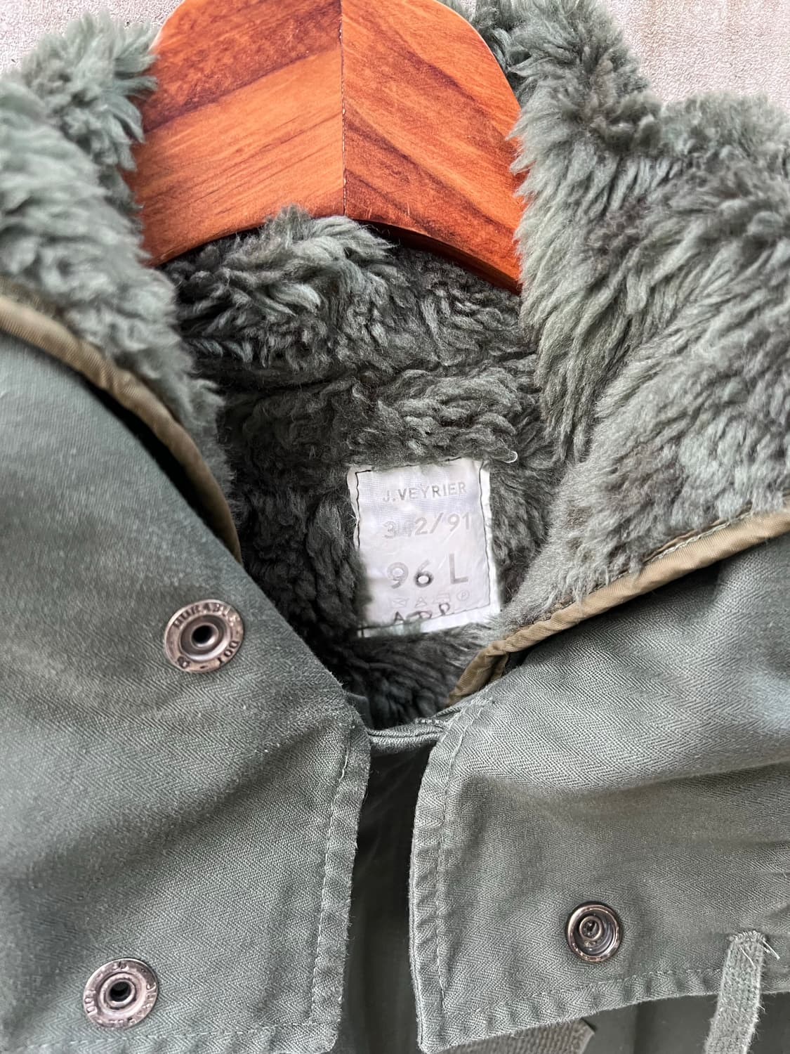 1970/80s FRENCH ARMY F-1 공군모즈파카 오리지널개파카 상품이미지7