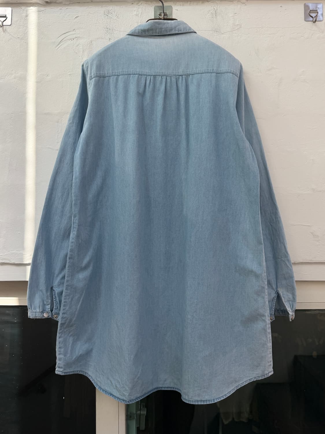 Sorridere 버튼 엠벨리시드 데님 원피스 L 상품이미지10