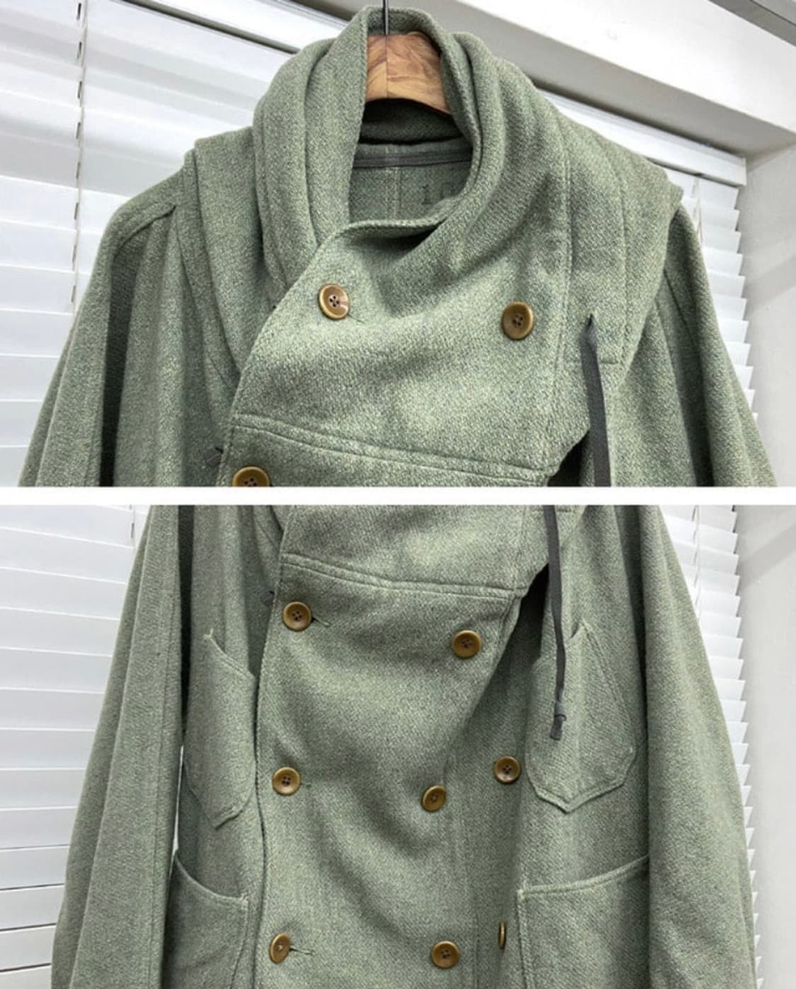 캐피탈 멜톤 울 링코트 상품이미지3