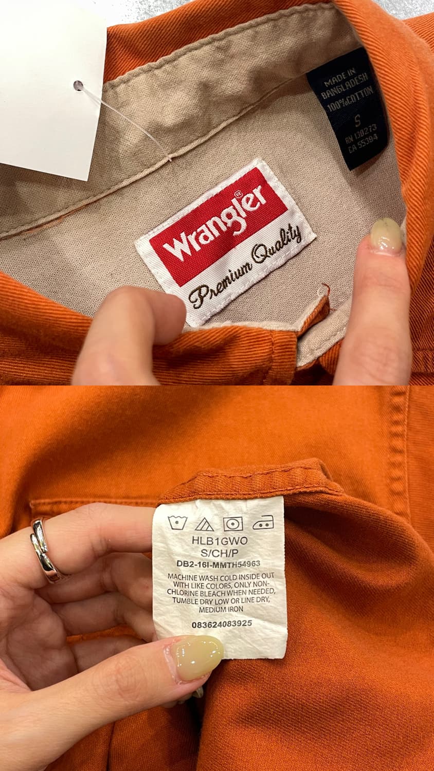(S) Wrangler 랭글러 워크 셔츠 상품이미지8